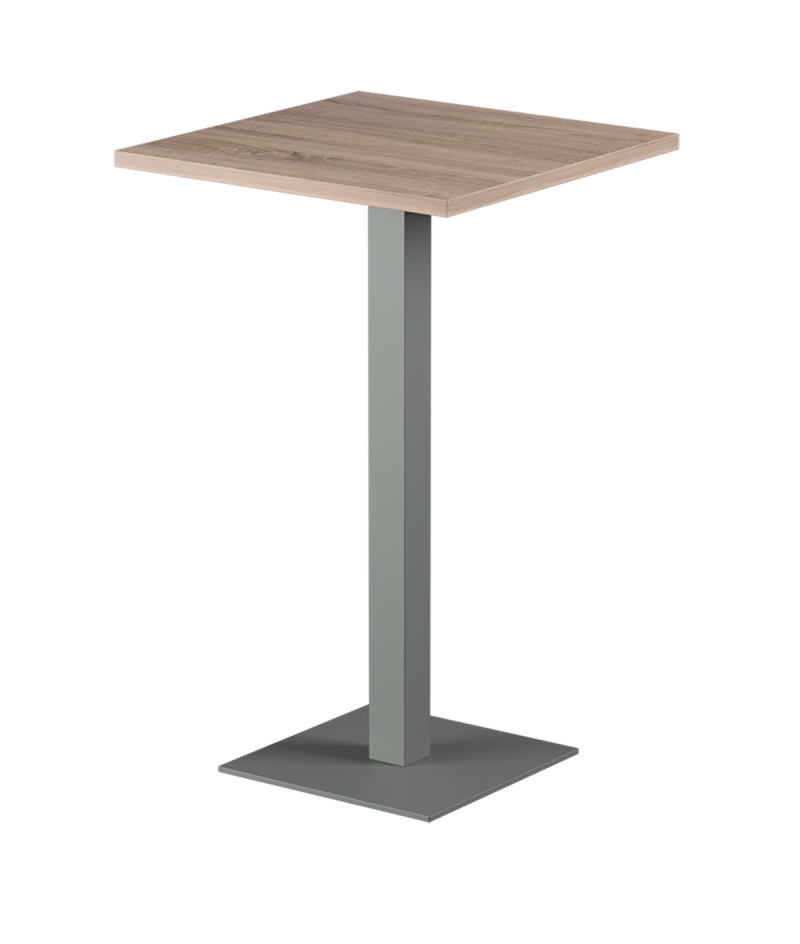 Stolik Alfa Bar szary blat laminowany 28 mm