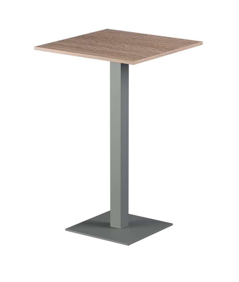 Stolik Alfa Bar szary blat laminowany 28 mm