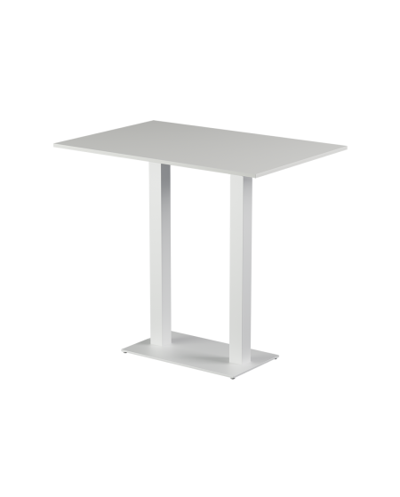 Stolik Alfa Bar Duo biały blat laminowany 28 mm