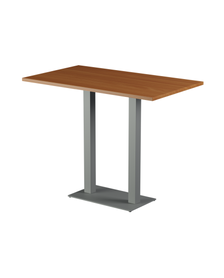 Stolik Alfa Bar Duo szary blat laminowany 28 mm