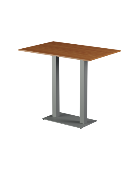 Stolik Alfa Bar Duo szary blat laminowany 28 mm