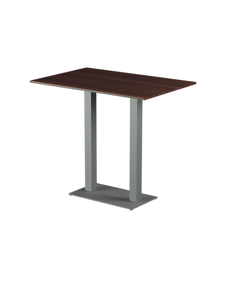 Stolik Alfa Bar Duo szary blat laminowany 28 mm