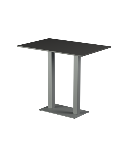 Stolik Alfa Bar Duo szary blat laminowany 28 mm