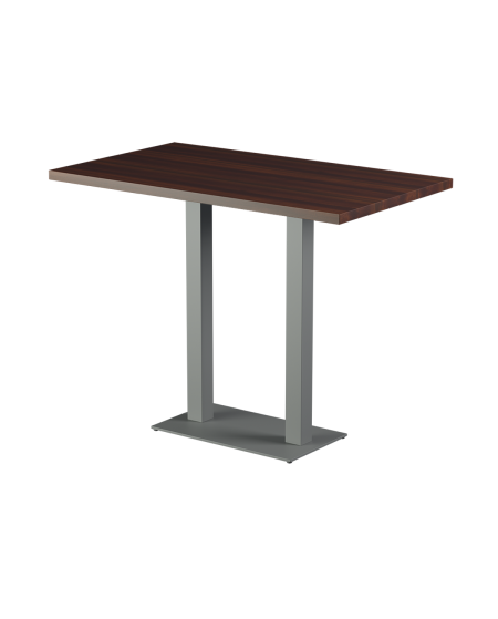 Stolik Alfa Bar Duo szary blat laminowany 28 mm