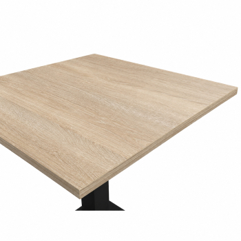 Stolik Alfa S czarny blat laminowany 18 mm