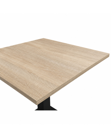 Stolik Alfa S czarny blat laminowany 18 mm