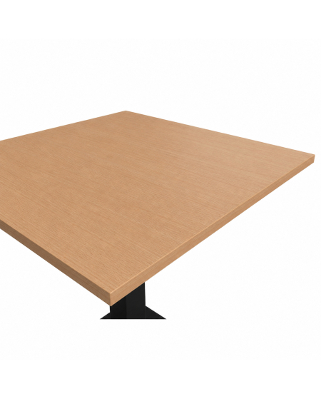 Stolik Alfa S czarny blat laminowany 18 mm