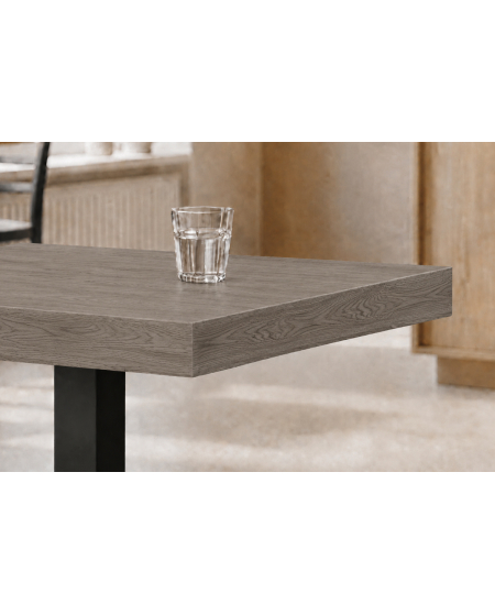 Stolik Alfa S czarny blat laminowany 18 mm