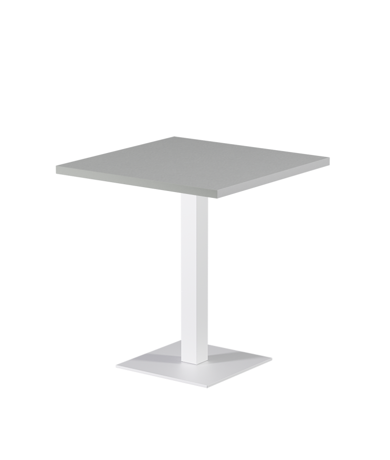 Stolik Alfa S biały blat laminowany 28 mm