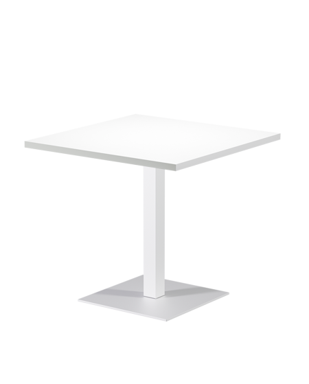 Stolik Alfa S biały blat laminowany 28 mm