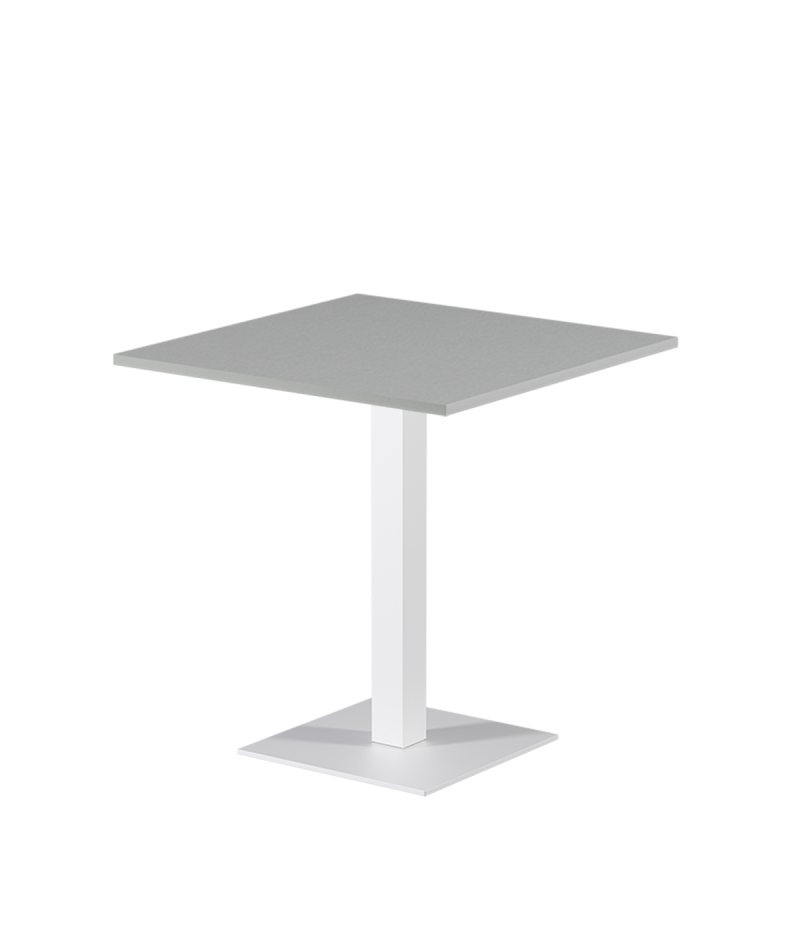 Stolik Alfa S biały blat laminowany 28 mm
