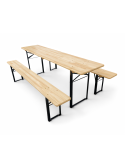 Zestaw piwny browarniany Woody Solid 220x50 sosna