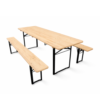 Zestaw piwny browarniany Woody Solid 220x70 sosna