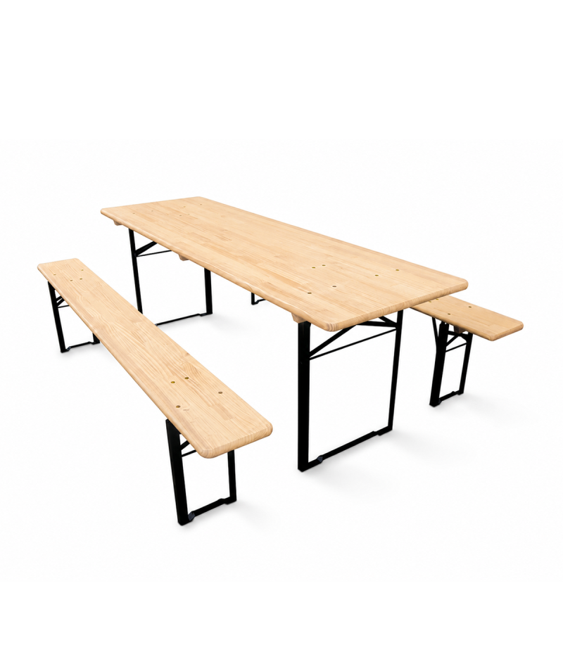 Zestaw piwny browarniany Woody Solid 220x70 sosna