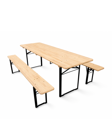 Zestaw piwny browarniany Woody Solid 220x70 sosna