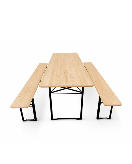 Zestaw piwny browarniany Woody Solid 220x70 sosna