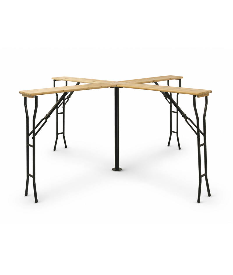 Stół Woody Cross 241x241 cm jodła