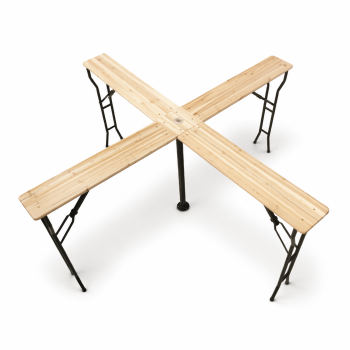 Stół Woody Cross 241x241 cm jodła