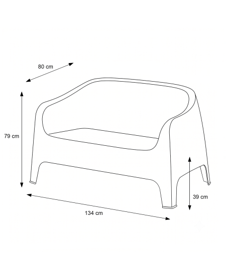 Sofa Duna Bench 09