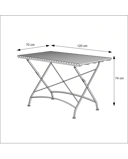 Stolik Lara 120x70 cm