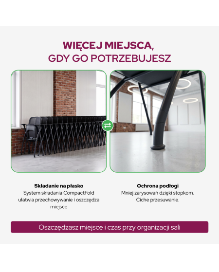 Krzesło Linea czarne