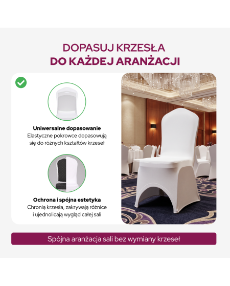 Pokrowiec Slimtex 250 biały