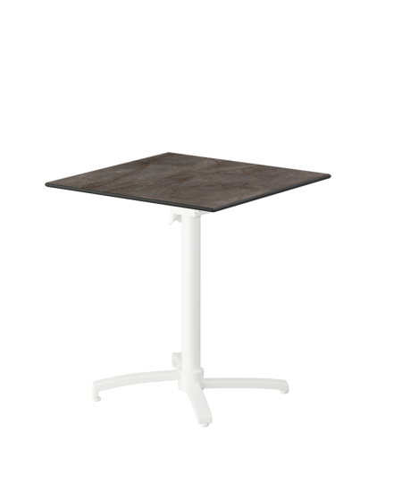 Stolik Cross Comfort biały blat HPL