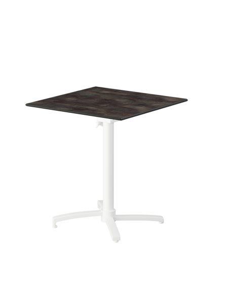 Stolik Cross Comfort biały blat HPL