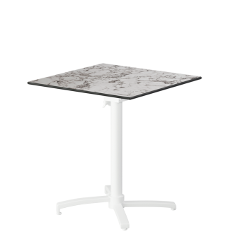 Stolik Cross Comfort biały blat HPL
