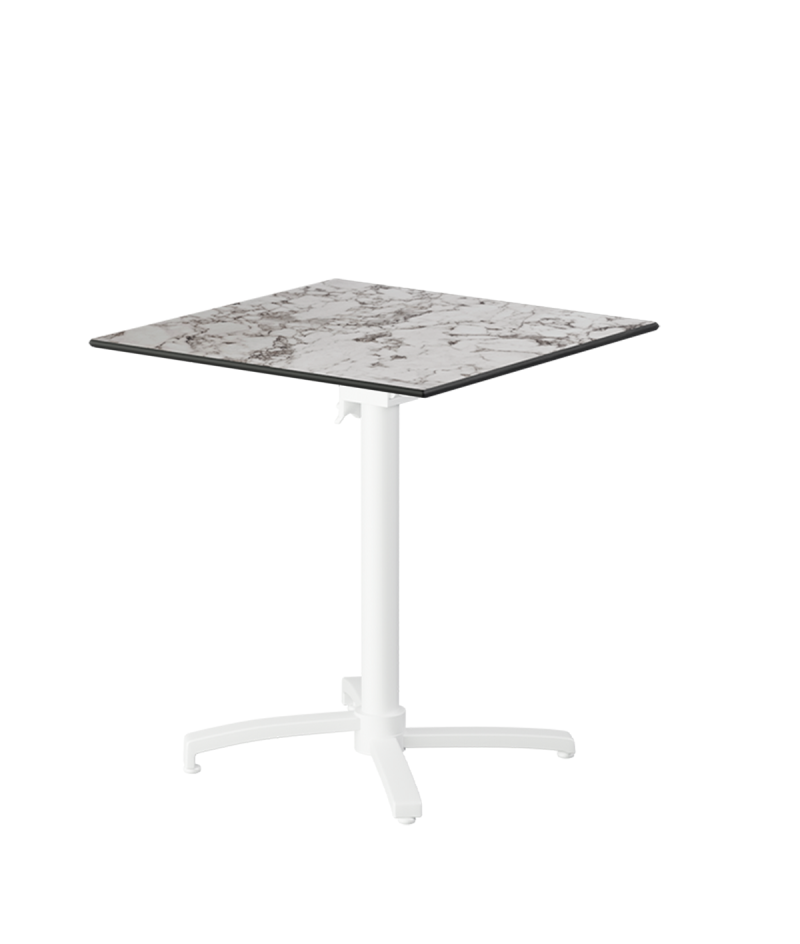 Stolik Cross Comfort biały blat HPL