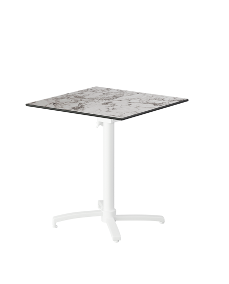 Stolik Cross Comfort biały blat HPL