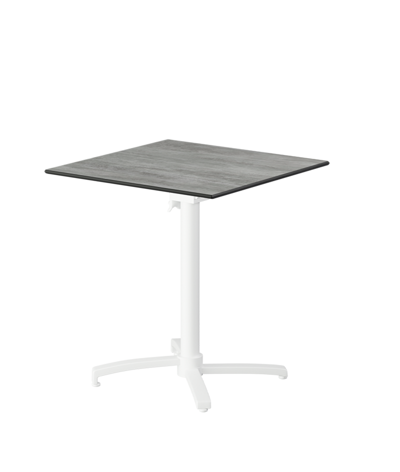 Stolik Cross Comfort biały blat HPL