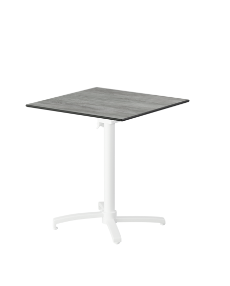 Stolik Cross Comfort biały blat HPL