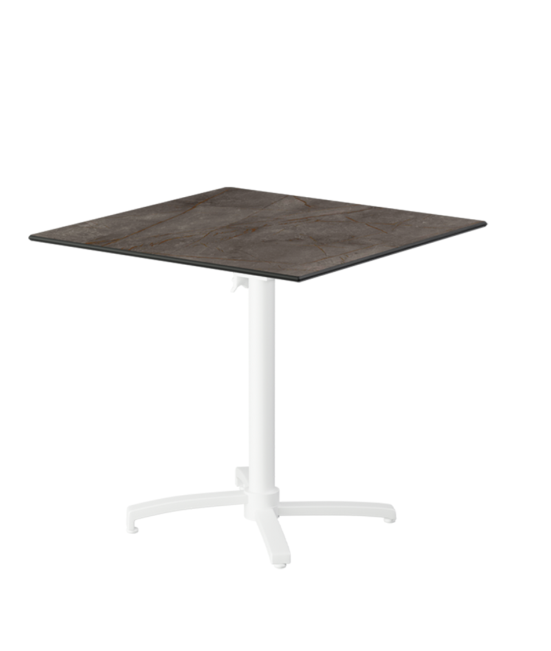 Stolik Cross Comfort biały blat HPL