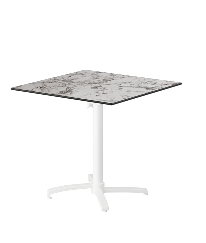 Stolik Cross Comfort biały blat HPL