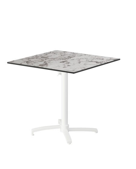 Stolik Cross Comfort biały blat HPL