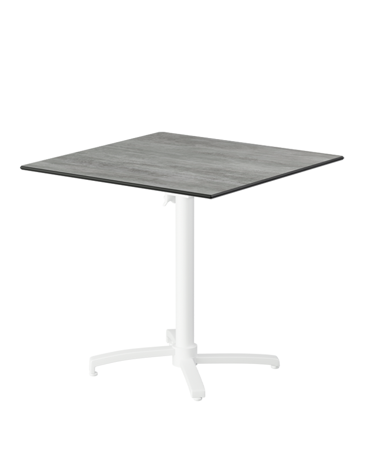 Stolik Cross Comfort biały blat HPL