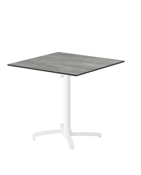 Stolik Cross Comfort biały blat HPL