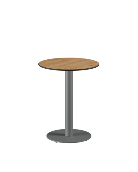 Stolik Alfa R szary blat HPL