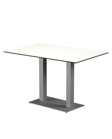 Stolik Alfa Duo szary blat HPL