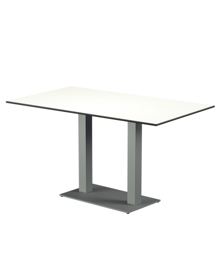 Stolik Alfa Duo szary blat HPL