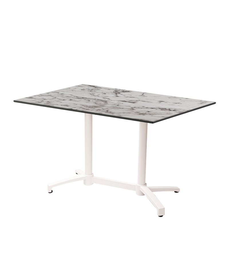 Stolik Cross Comfort Duo biały blat HPL