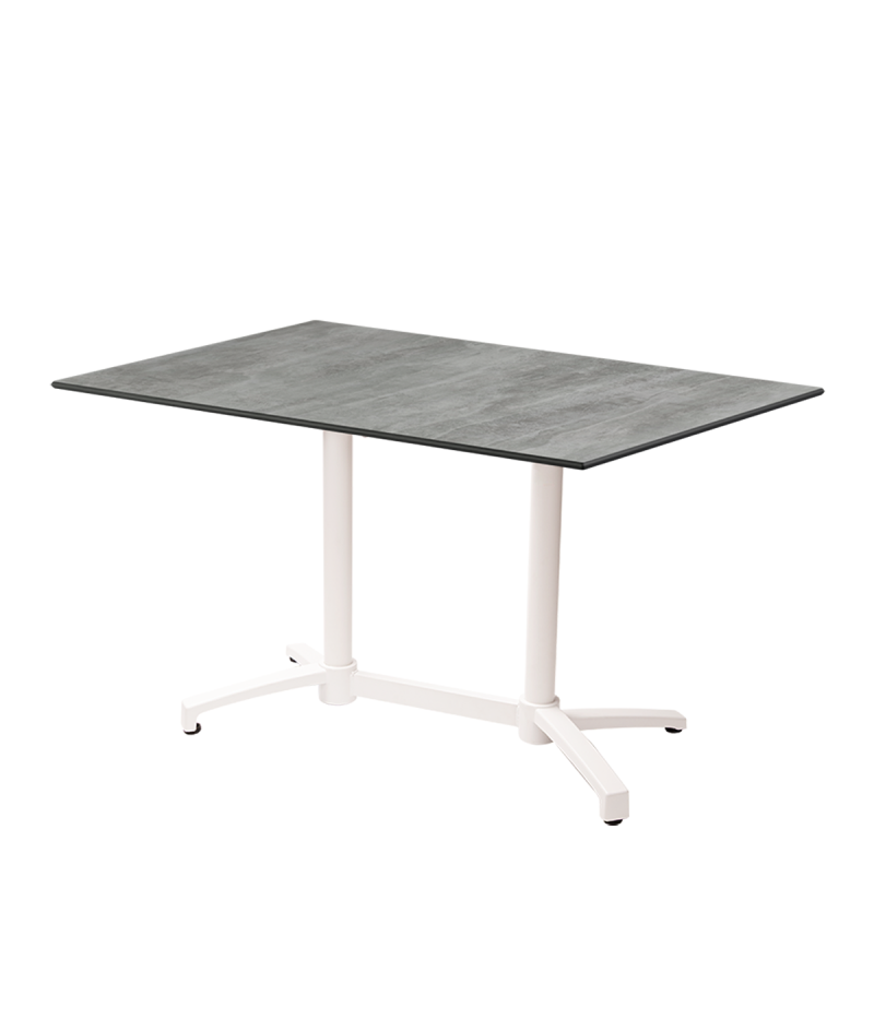 Stolik Cross Comfort Duo biały blat HPL
