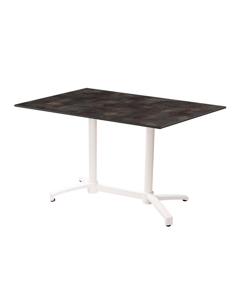 Stolik Cross Comfort Duo biały blat HPL