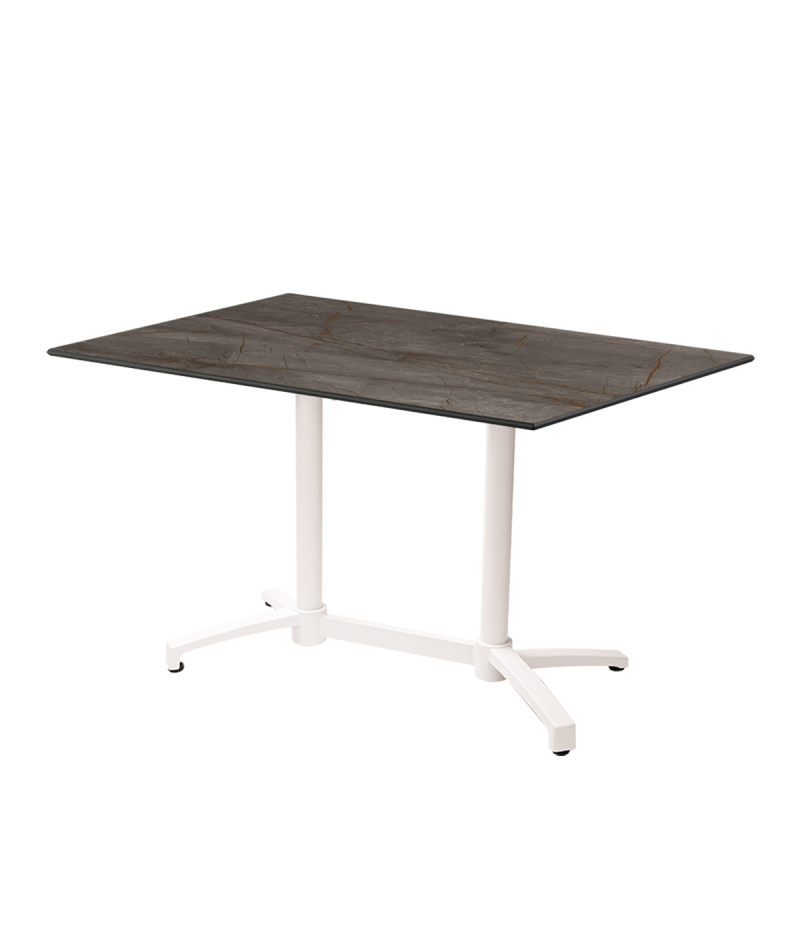 Stolik Cross Comfort Duo biały blat HPL