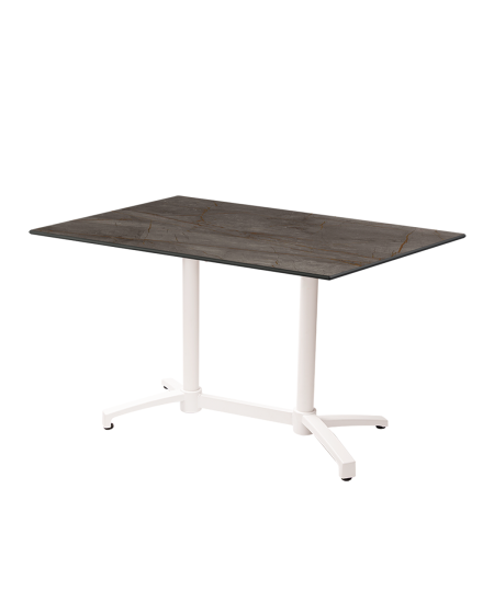 Stolik Cross Comfort Duo biały blat HPL