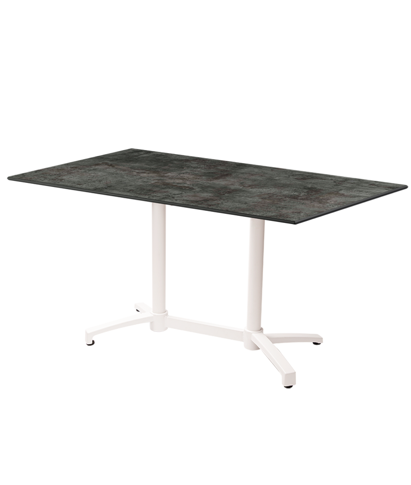 Stolik Cross Comfort Duo biały blat HPL