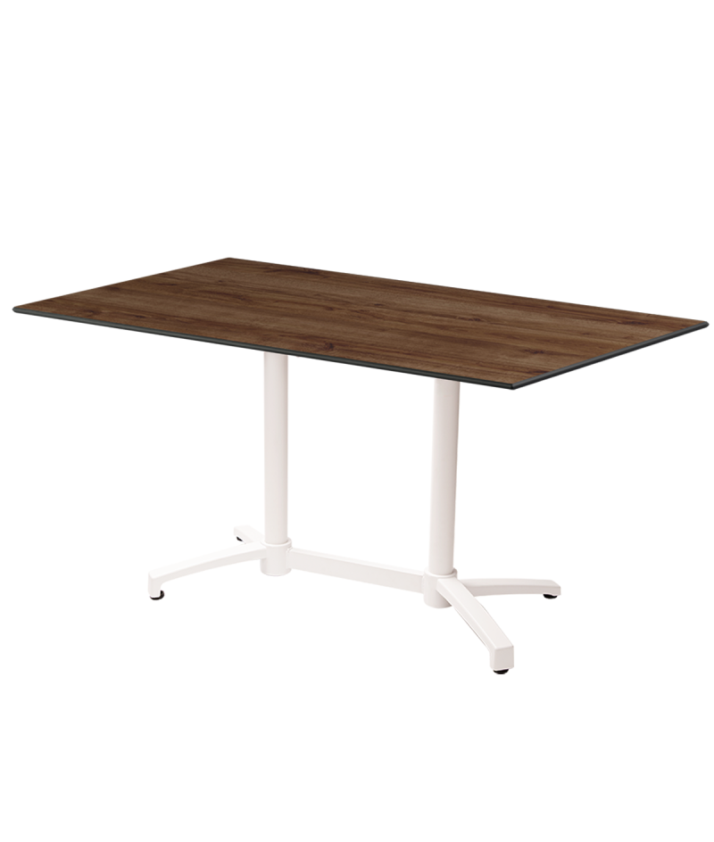 Stolik Cross Comfort Duo biały blat HPL