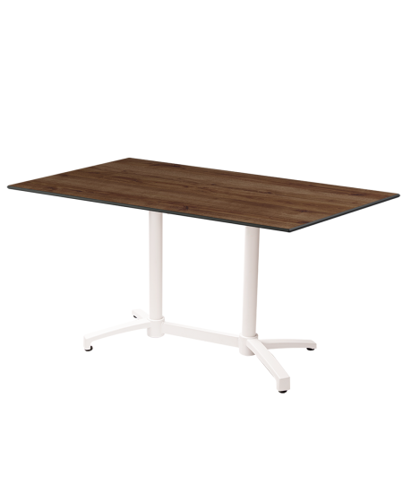 Stolik Cross Comfort Duo biały blat HPL