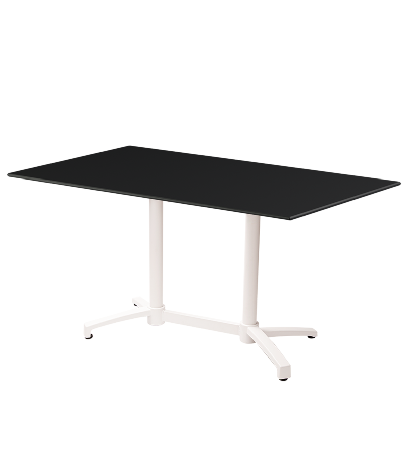 Stolik Cross Comfort Duo biały blat HPL